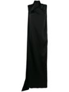 Gianluca Capannolo Knot Detail Evening Dress - Black