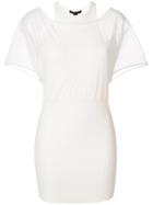 Alexander Wang Layered T-shirt Dress - White