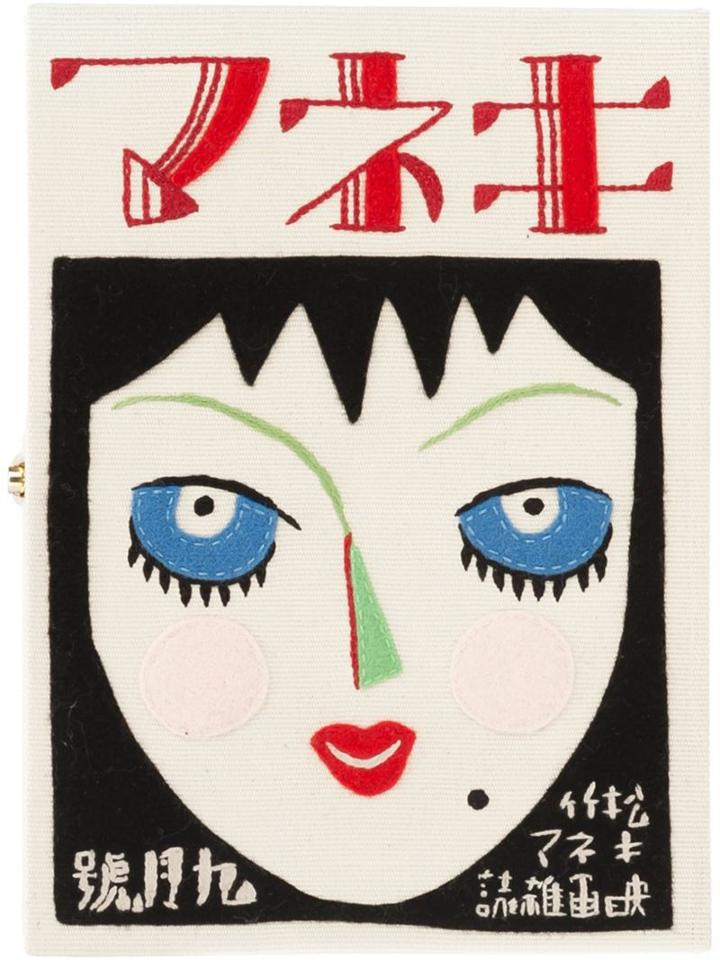 Olympia Le-tan 'bc Blue Eyes' Clutch, Women's, White