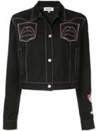 Yazbukey Pink Lady Gabardine Jacket - Black