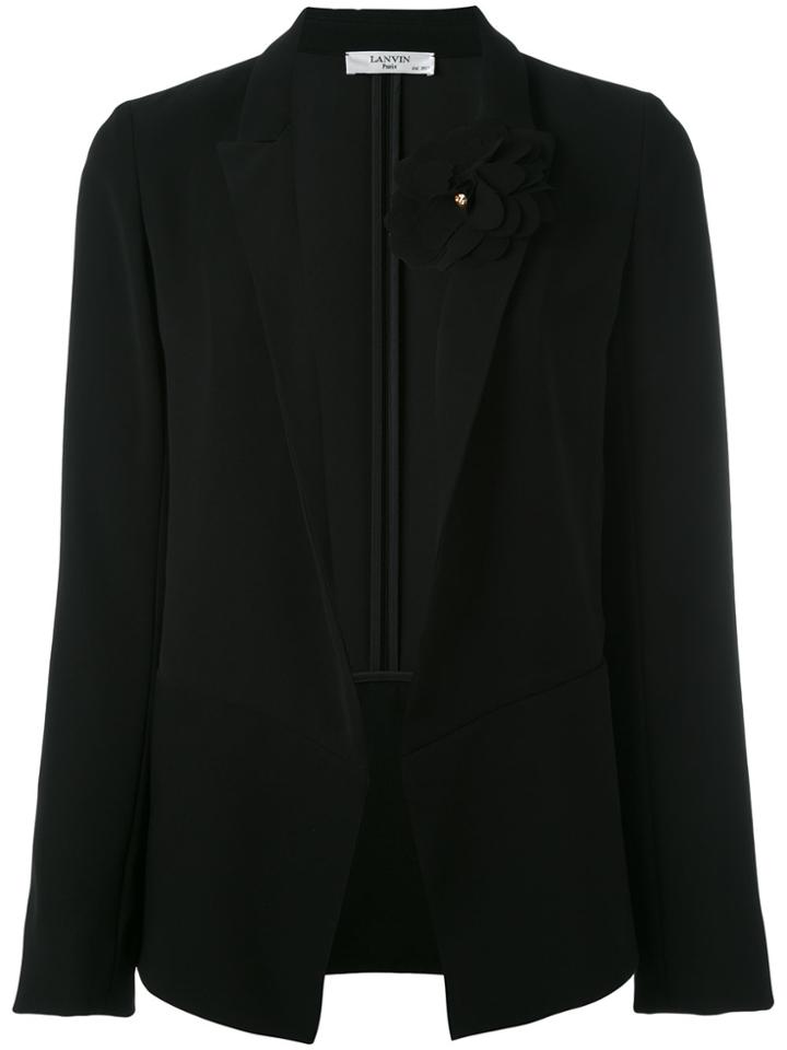 Lanvin Open Front Blazer - Black
