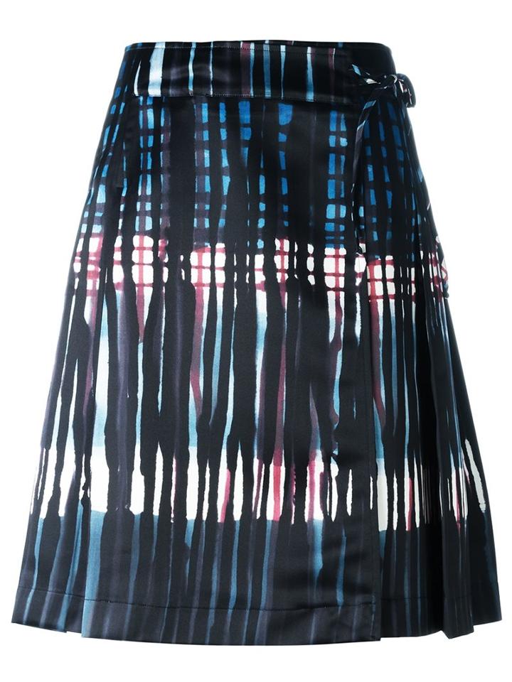 Tomas Maier Abstract Print Skirt