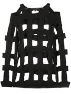 Comme Des Garçons Homme Plus Open Net Longsleeved T-shirt - Black