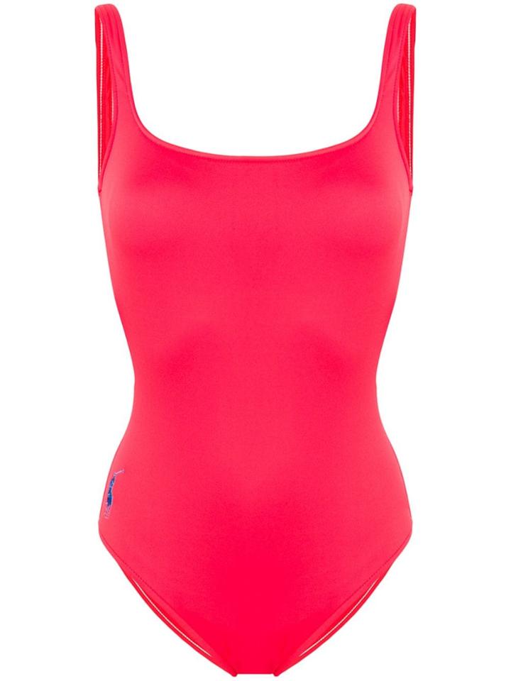 Polo Ralph Lauren Scoop Back Swimsuit - Pink
