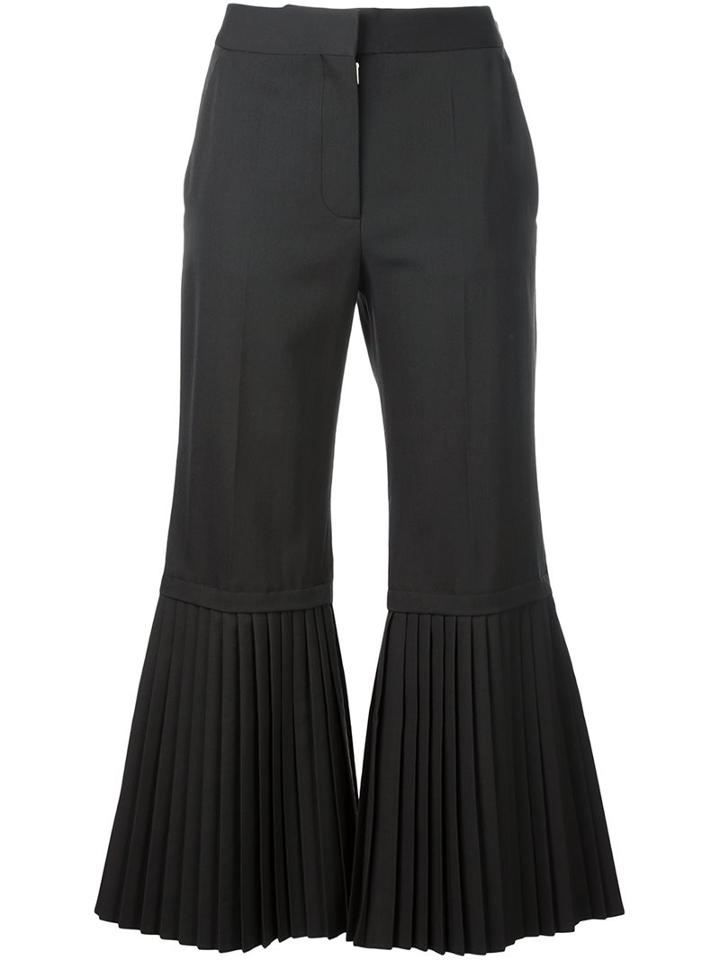 Stella Mccartney 'chellini' Bell Bottom Trousers, Women's, Size: 36, Grey, Wool