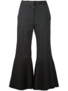 Stella Mccartney 'chellini' Bell Bottom Trousers, Women's, Size: 36, Grey, Wool