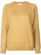 Alexandra Golovanoff Classic Crewneck Sweater - Yellow