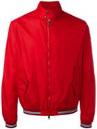 Moncler Contrast Trim Lightweight Jacket, Men's, Size: Ii, Red, Polyamide