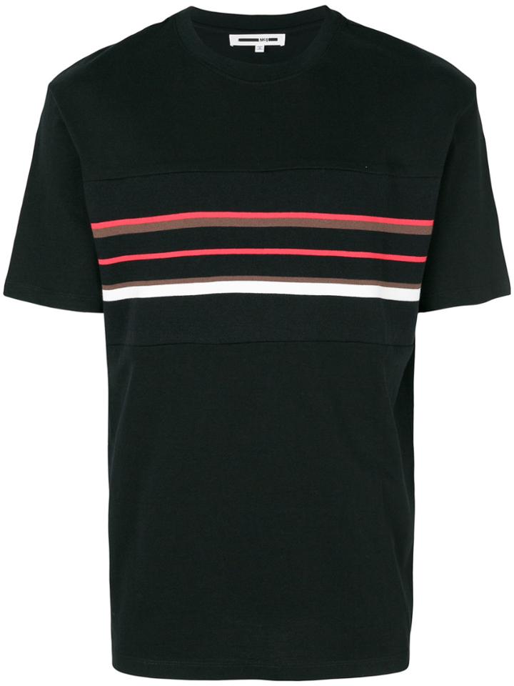 Mcq Alexander Mcqueen 70's Track Stripe T-shirt - Black