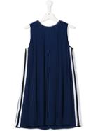 Dkny Kids Micro-pleated Dress - Blue