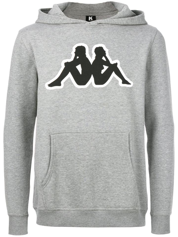 Kappa Branded Hoodie - Grey