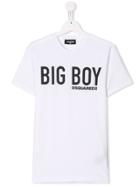 Dsquared2 Kids Big Boy T-shirt - White