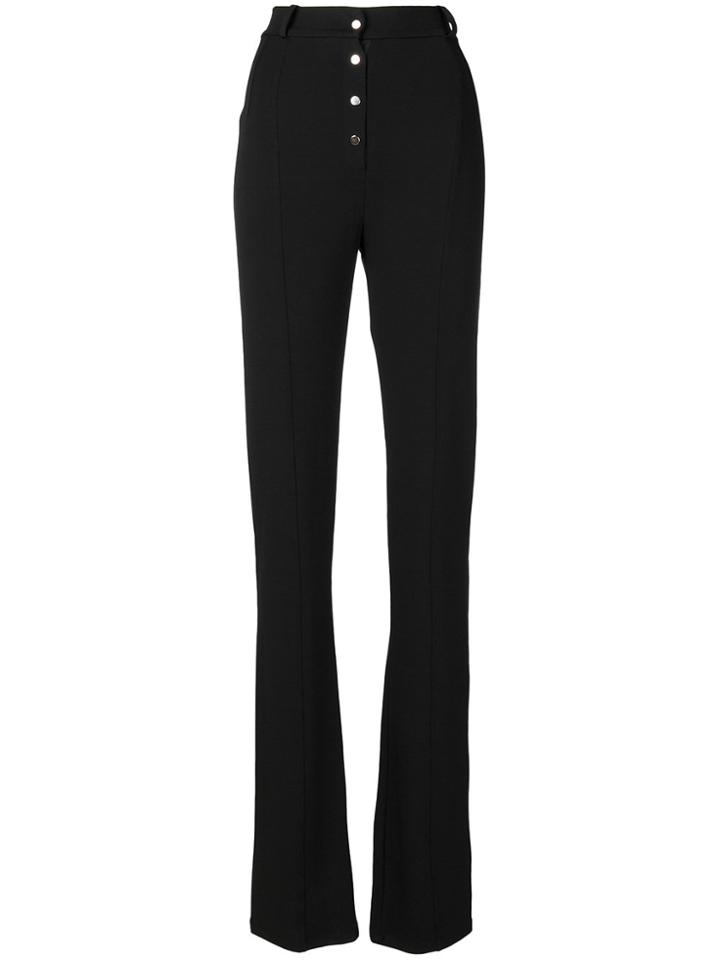 Paco Rabanne Wide-leg Trousers - Black