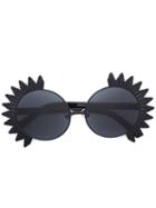 Linda Farrow Sun Sunglasses, Women's, Black, Acetate