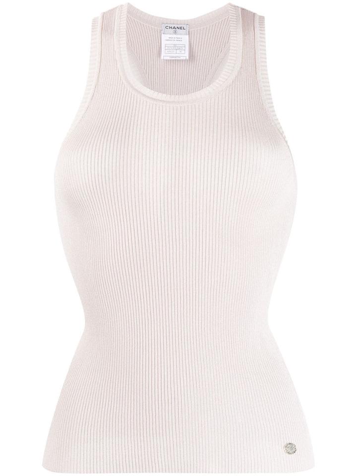 Chanel Vintage 2006's Knitted Tank Top - Pink