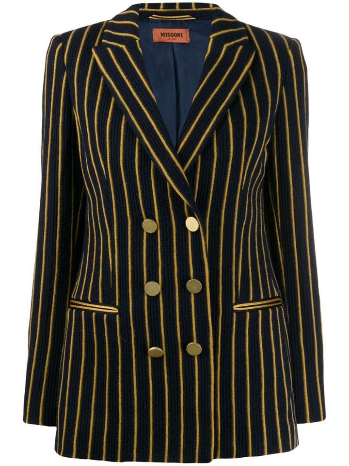 Missoni Classic Double-breasted Blazer - Blue