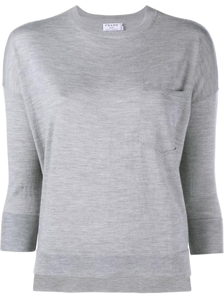 Frame Denim Le Crew Wool-cashmere Blend Sweater