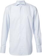 Eleventy - Geometric Pattern Shirt - Men - Cotton - S, White, Cotton