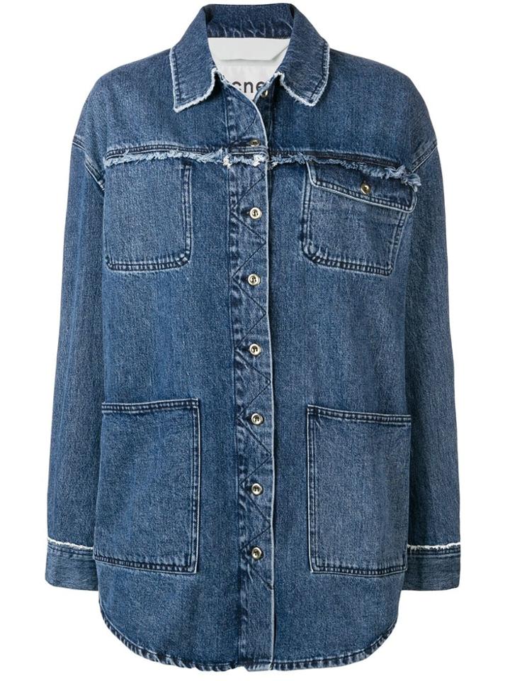 Acne Studios Denim Shirt Jacket - Blue