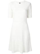 M Missoni Ribbed A-line Dress - White