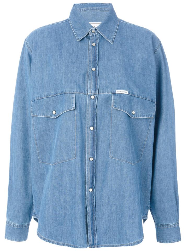 Forte Couture Denim Shirt - Blue