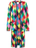 Mira Mikati Long Rainbow Diamond Crochet Cardigan - Multicolour