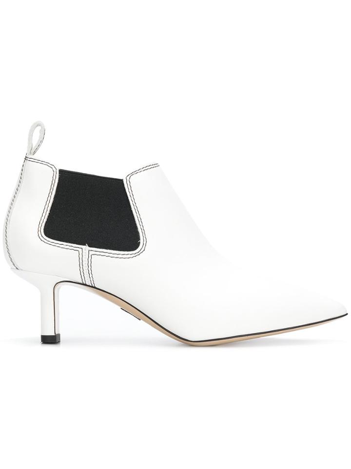 Paul Andrew Ana Ankle Boots - White