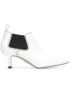 Paul Andrew Ana Ankle Boots - White
