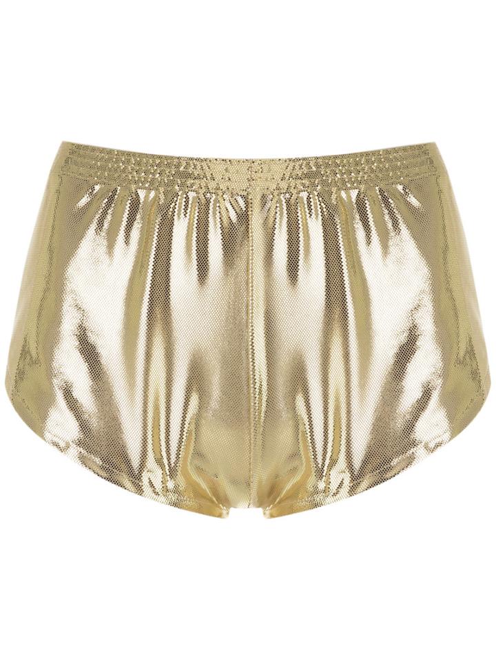 Adriana Degreas Metallic (grey) Shorts, Women's, Size: P, Polyamide/spandex/elastane