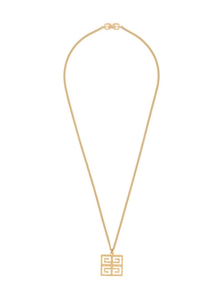 Givenchy 4g Pendant Long Necklace - Metallic