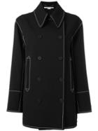 Stella Mccartney Doubleface Jacket, Women's, Size: 38, Black, Wool/spandex/elastane/viscose/cotton