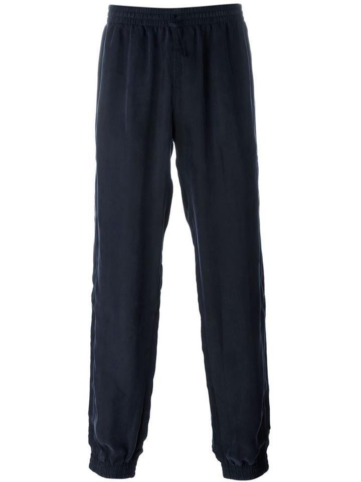 La Perla 'daily Line' Sweat Pants, Men's, Size: Large, Blue, Cupro/viscose