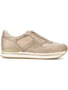 Hogan Platform Sneakers, Women's, Size: 39, Nude/neutrals, Rubber/leather/nylon