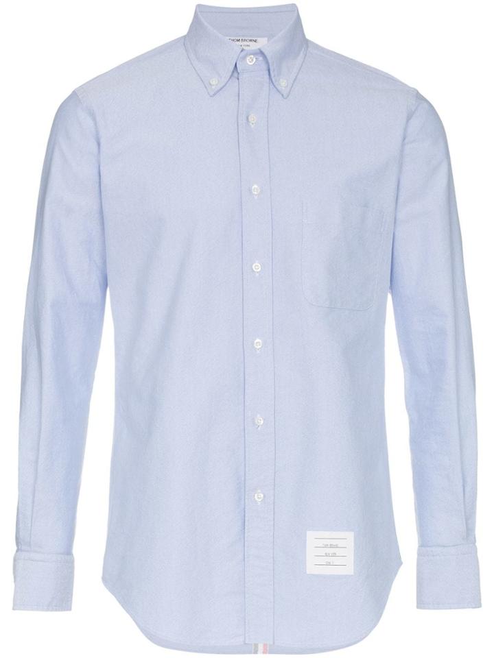 Thom Browne Thom B Bd Lg Ss Shrt Blu - Blue