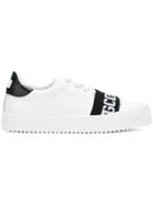Gcds Contrast Logo Sneakers - White