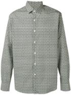 Salvatore Ferragamo Gancio Pattern Shirt - Black