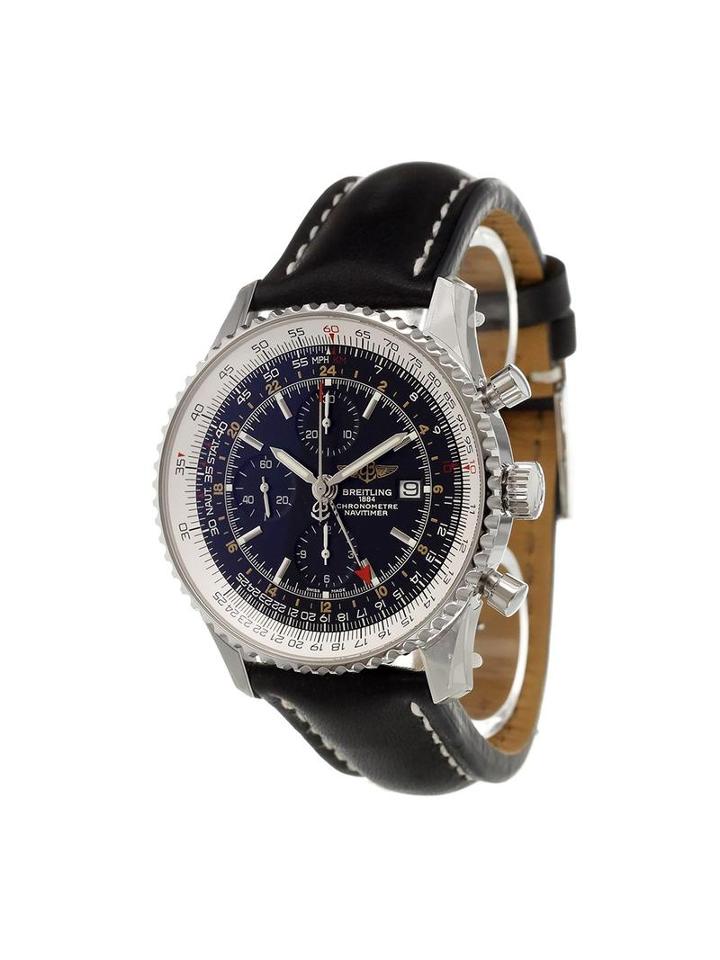 Breitling 'navitimer World' Analog Watch, Men's, Stainless Steel