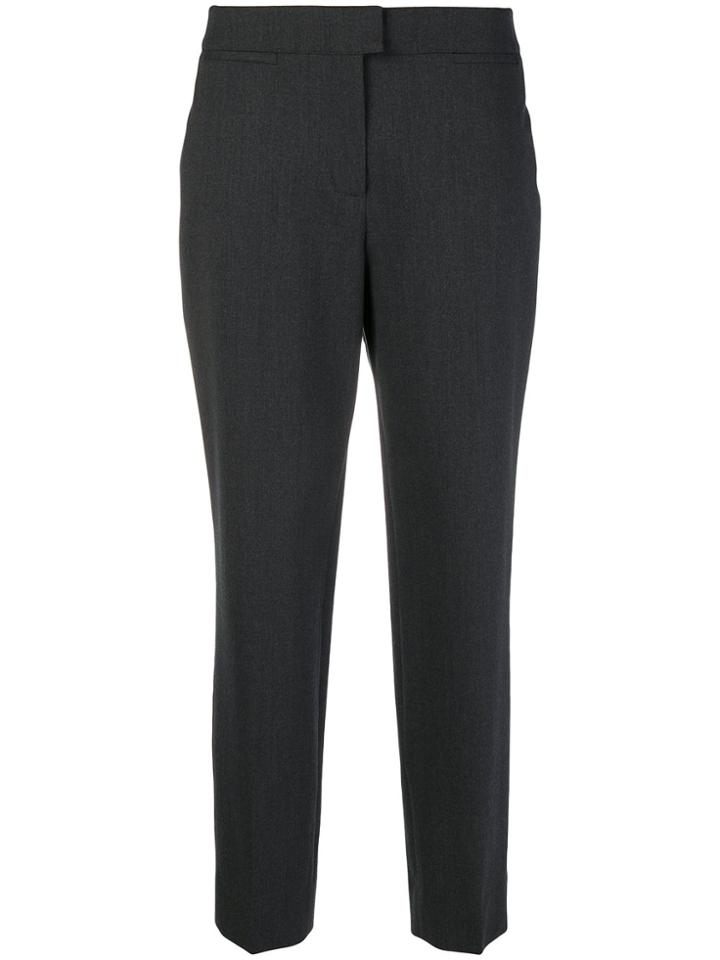Piazza Sempione Tailored Cropped Trousers - Grey
