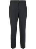Piazza Sempione Tailored Cropped Trousers - Grey