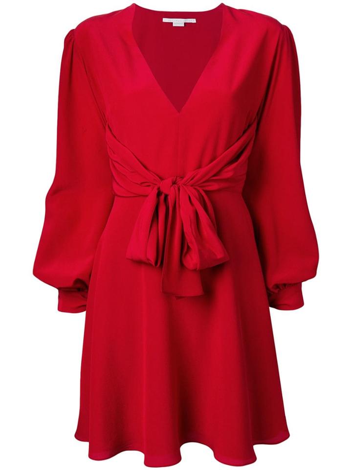 Stella Mccartney Tie Waist Dress - Red