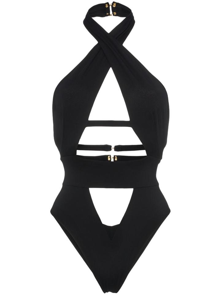 Agent Provocateur Anja Halterneck Swim Suit - Black