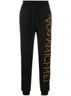 Moschino Embroidered Logo Track Pants - Black