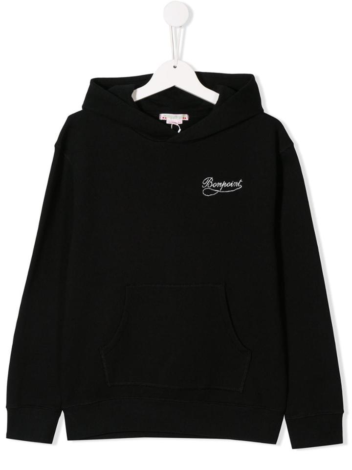 Bonpoint Logo Hoodie - Black