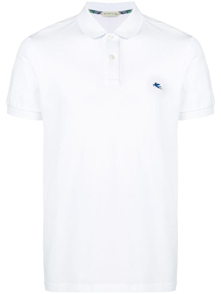 Etro Logo Polo Shirt - White