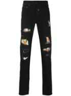 Marcelo Burlon County Of Milan - Hor Slim Fit Jeans - Men - Cotton - 33, Black, Cotton
