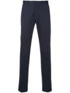 Kent & Curwen Tailored Fitted Trousers - Blue