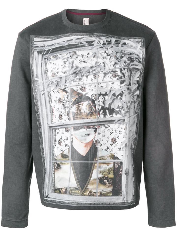 Antonio Marras Central Motif Sweatshirt - Grey