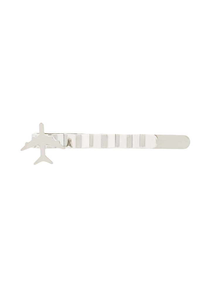Fefè Plane Tie Clip - Metallic
