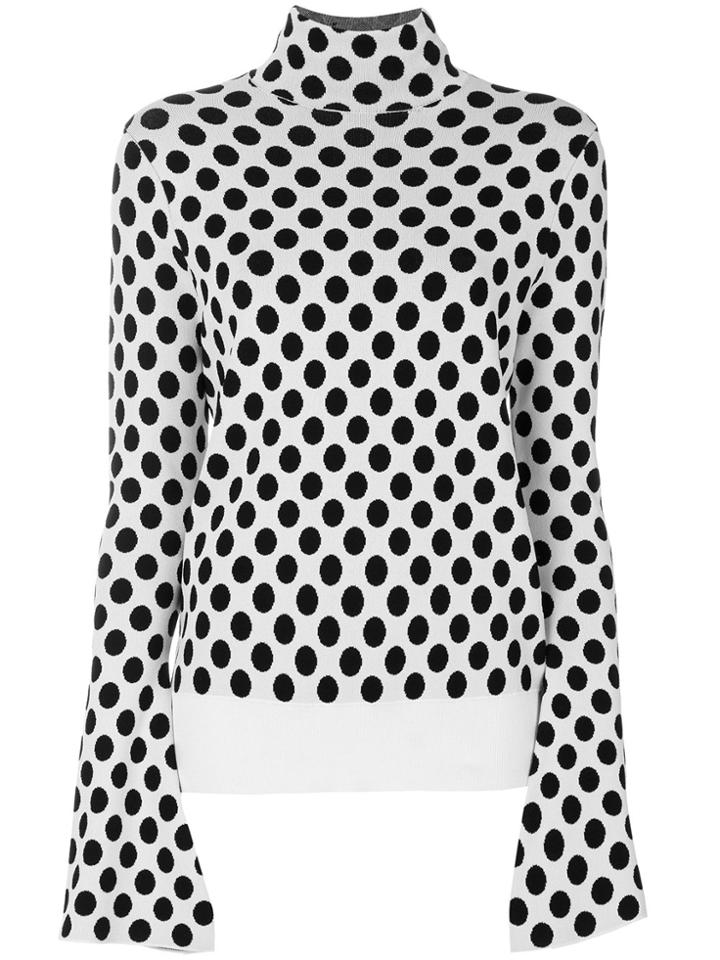 House Of Holland Polka Dot Jumper - White
