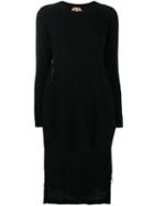 Nº21 Two-layer Knitted Dress - Black